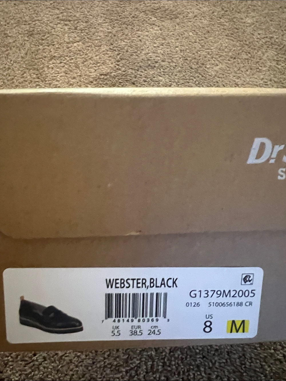 Dr. Scholl's Webster Black Loafers with Tan Accent - Picture 6 of 6